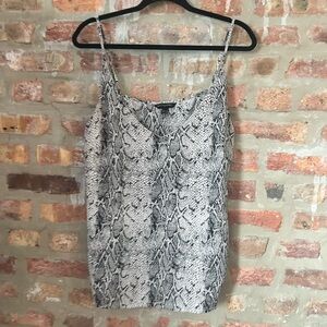 Banana Republic Snake Print Tank Blouse